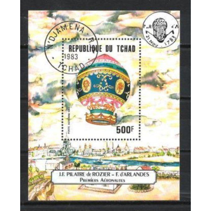 Tchad 1993 (BD11) bloc oblitéré