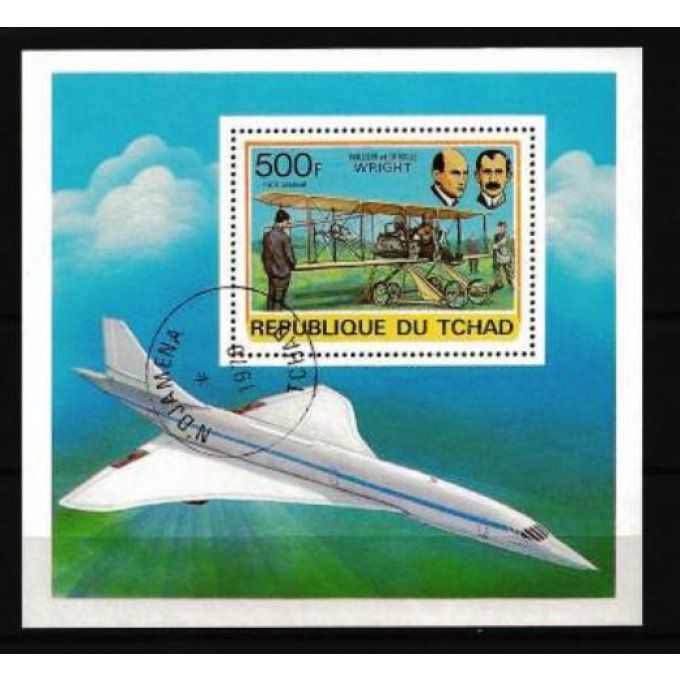 Tchad 1978 (AV1) bloc oblitéré
