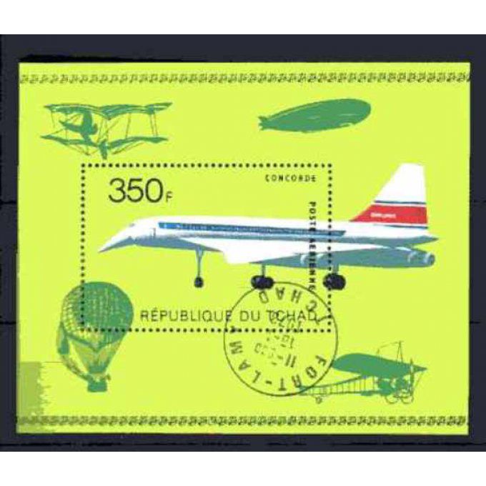 Tchad 1973 (AV20) bloc oblitéré