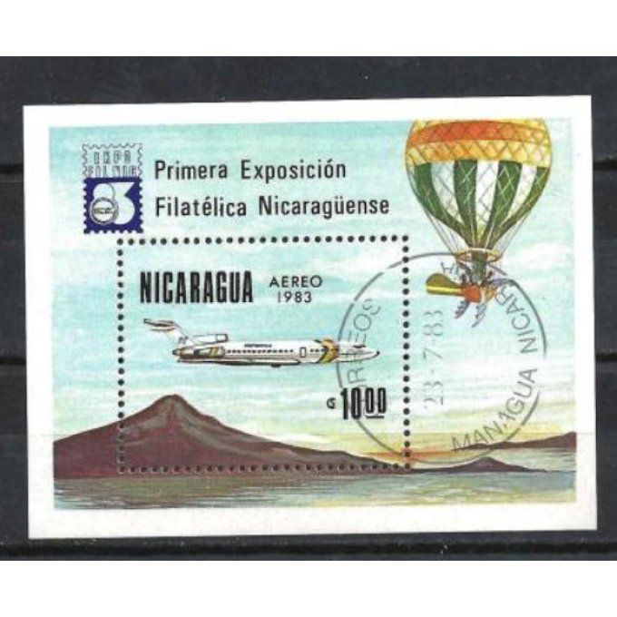 Nicaragua 1983 (AV30) bloc oblitéré