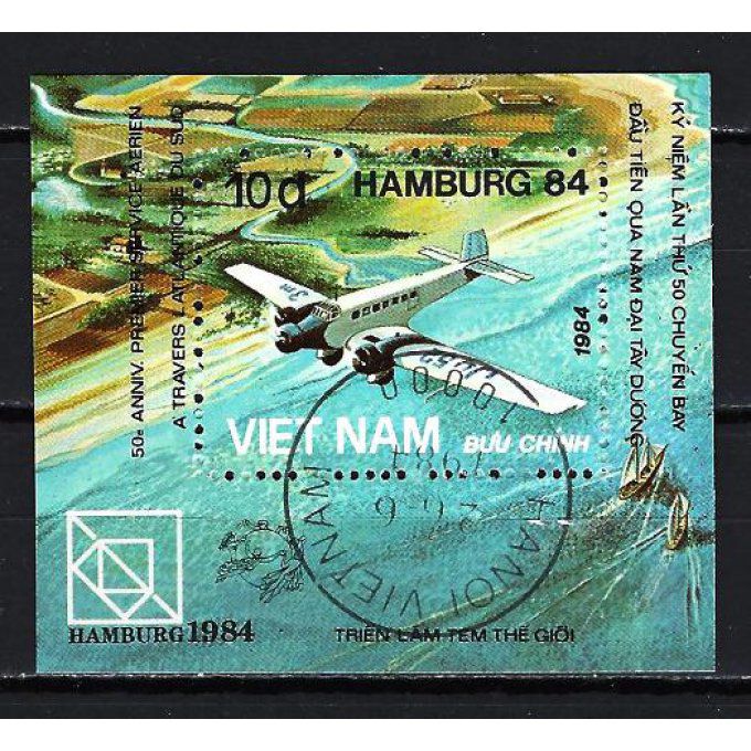 Vietnam (AV38) bloc oblitéré