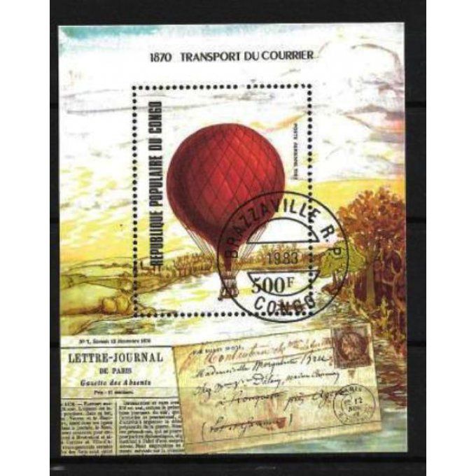 Congo 1983 (BD8) bloc oblitéré