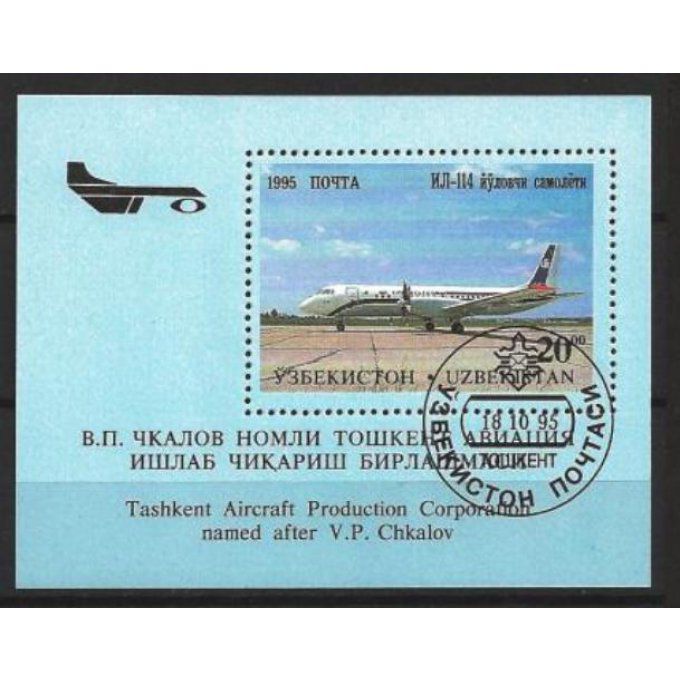 Ouzbékistan 1995 (AV9) bloc oblitéré