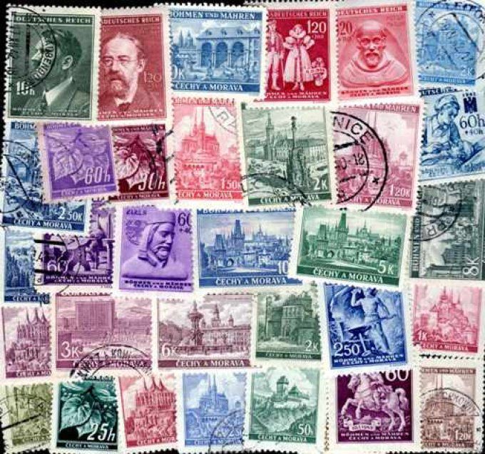 Collections de timbres de Bohème et Moravie