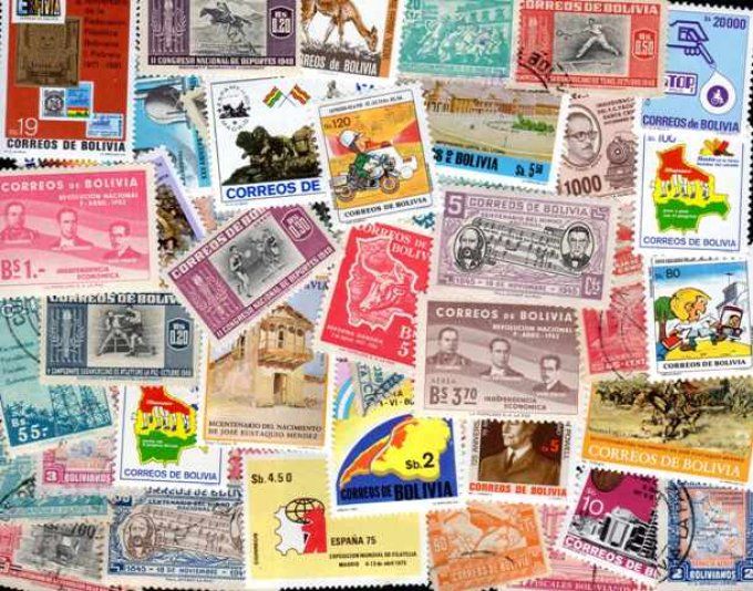 Collections de timbres de Bolivie