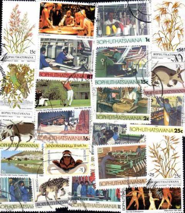 Collections de timbres du Bophusthatswana