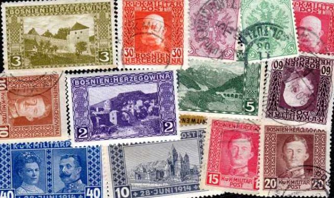 Collections de timbres de Bosnie avant 1940