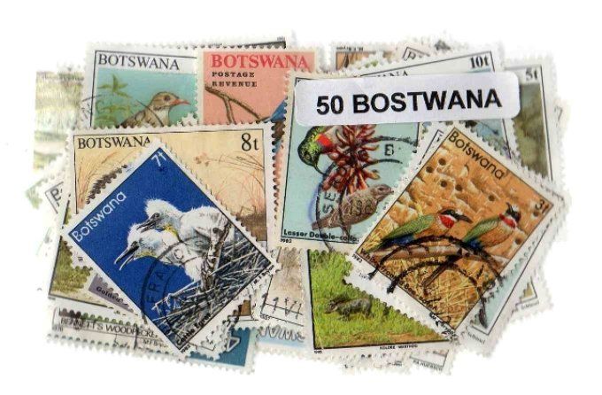 Collections de timbres du Botswana
