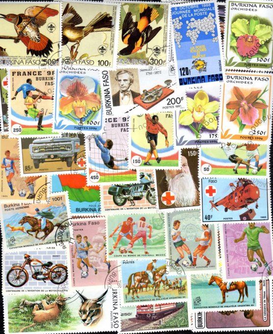 Collections de timbres du Burkina Faso