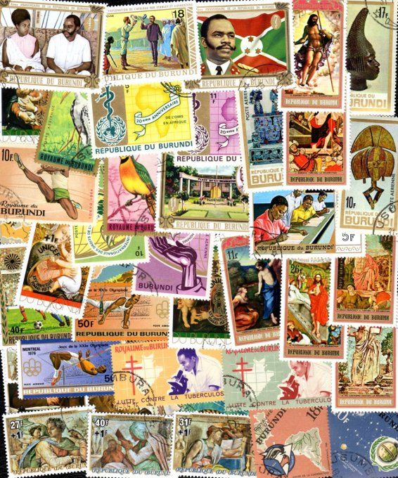 Collections de timbres du Burundi