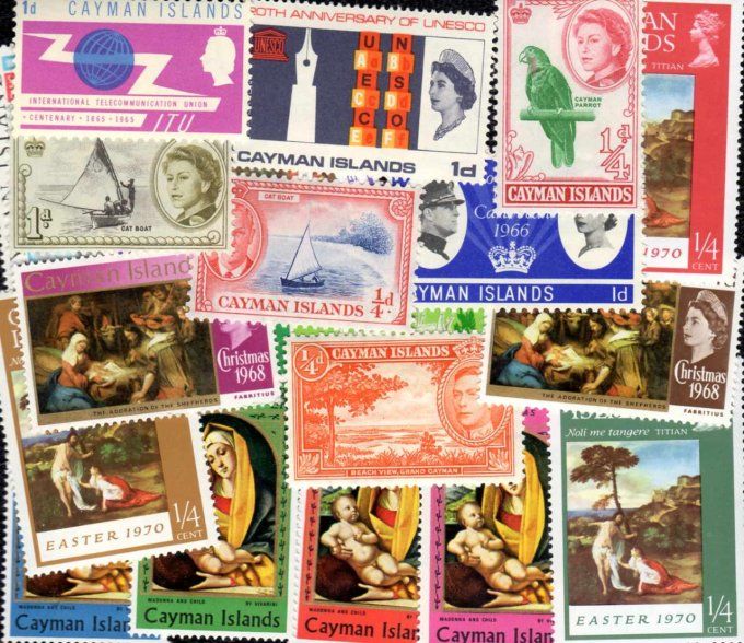 Collections de timbres des Iles Caimanes