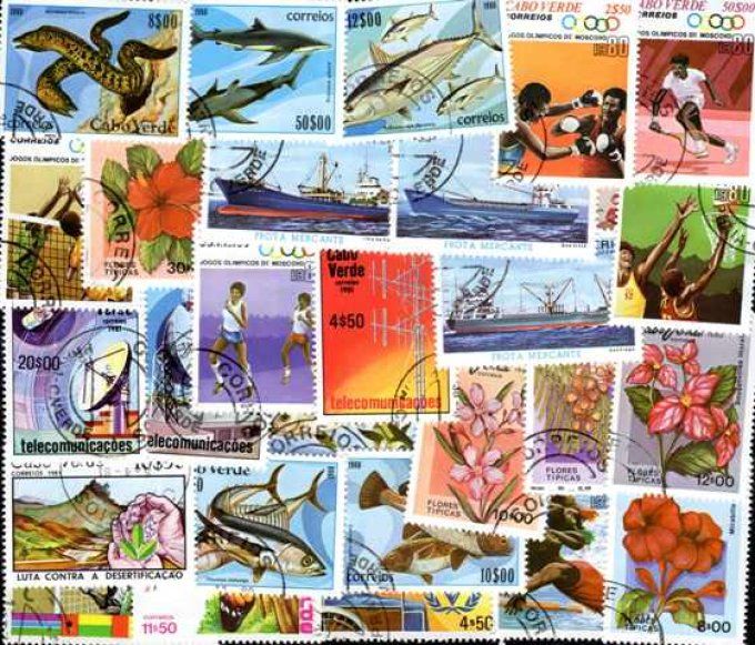 Collections de timbres du Cap Vert