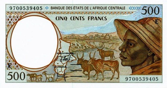 Billet du Cameroun 500 francs année 1997 pick 201d UNC