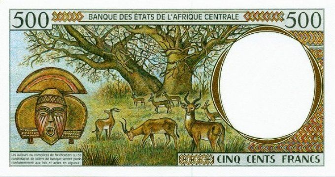 Billet du Cameroun 500 francs année 1997 pick 201d UNC
