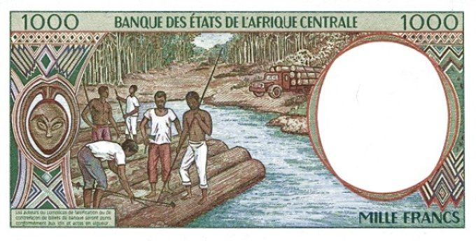 Billet du Cameroun 1000 francs année 1997 pick 202d UNC