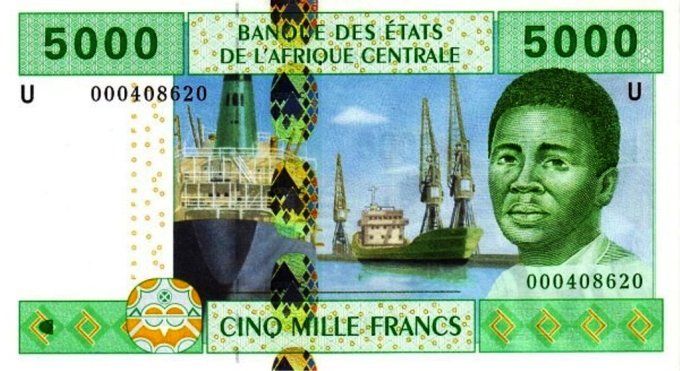 Billet du Cameroun 5000 francs année 2002 pick 209 UNC
