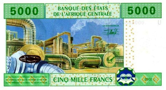 Billet du Cameroun 5000 francs année 2002 pick 209 UNC