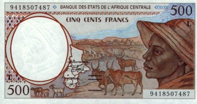 Billet du Gabon 500 francs année 1994 pick 401b UNC