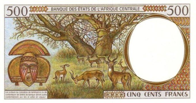 Billet du Gabon 500 francs année 1993 pick 401a UNC