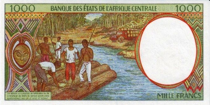 Billet du Gabon 1000 francs année 2000 pick 402g UNC 
