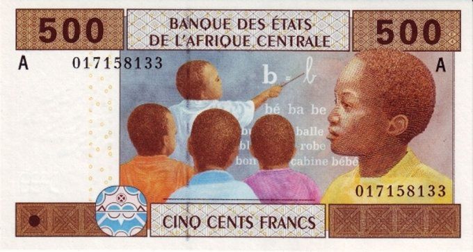 Billet du Gabon 500 francs année 2002 pick 406 UNC