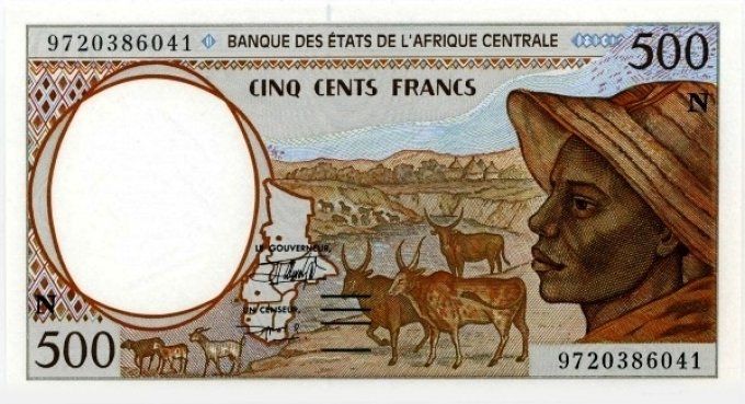 Billet de Guinée Equatoriale 500 francs année 1997 pick 501d UNC