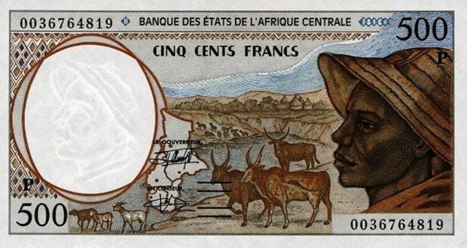 Billet du Tchad 500 francs année 2000 pick 601g UNC