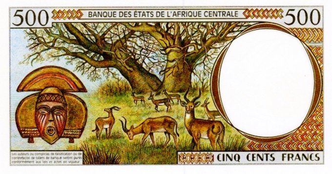 Billet du Tchad 500 francs année 2000 pick 601g UNC
