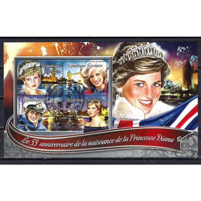 Togo 2016 (CE10) série complète de 4 timbres oblitérés