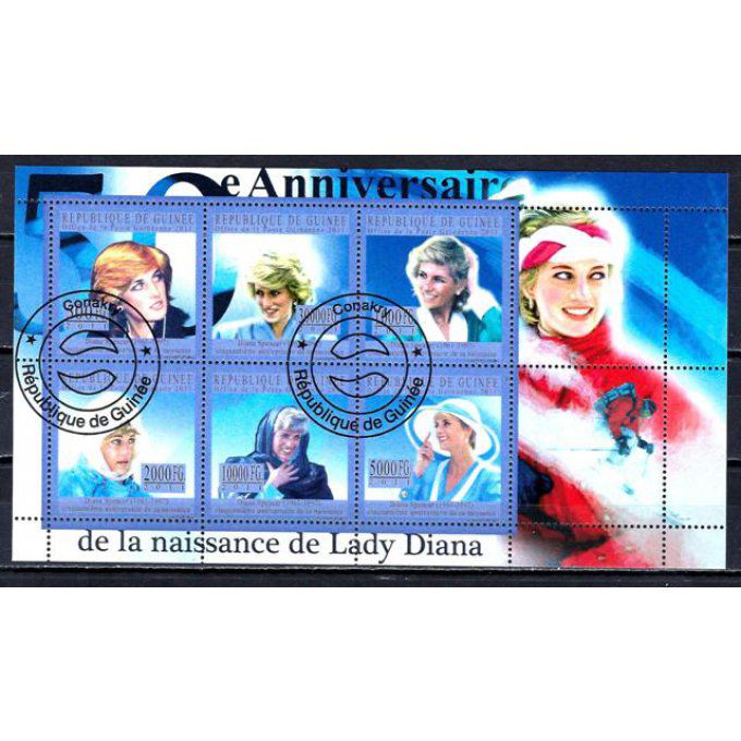 Guinée 2011 (CE11) série complète de 6 timbres oblitérés