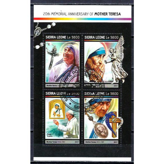 Sierra Leone 2017 (CE20) série complète de 4 timbres oblitérés