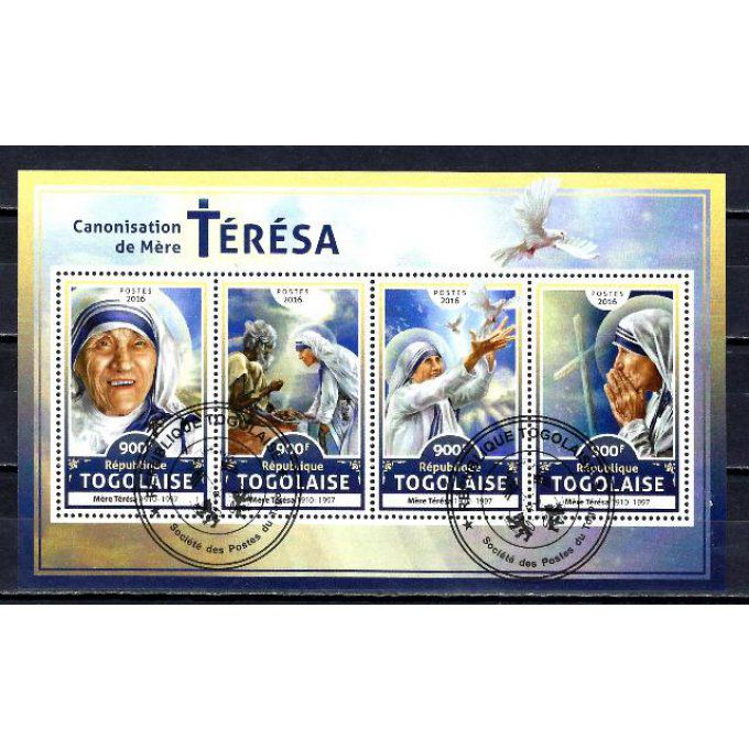 Togo 2016 (CE21) série complète de 4 timbres oblitérés