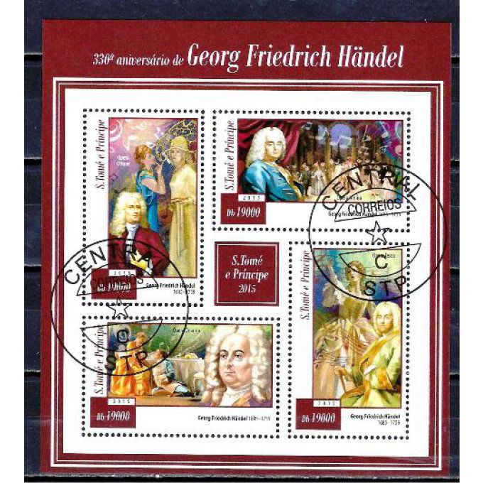 Saint Thomas et Prince 2015 (CE28) série complète de 4 timbres oblitérés