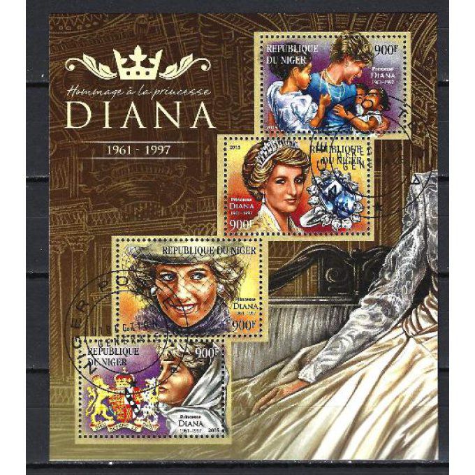 Niger 2015 (CE6) série complète de 4 timbres oblitérés