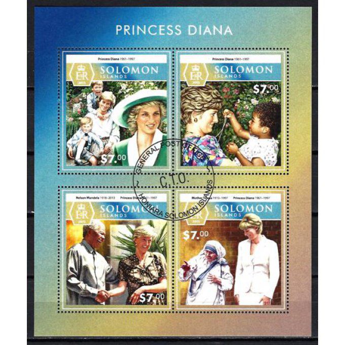 Salomon 2015 (CE7) série complète de 4 timbres oblitérés