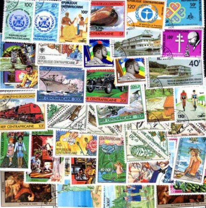 Collections de timbres de Centrafrique