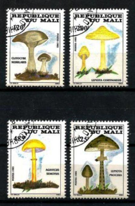 Mali 1985 (CP17) série complète de 4 timbres oblitérés