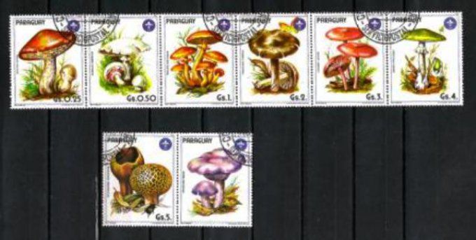 Paraguay 1985 (CP20) série complète de 7 timbres oblitérés