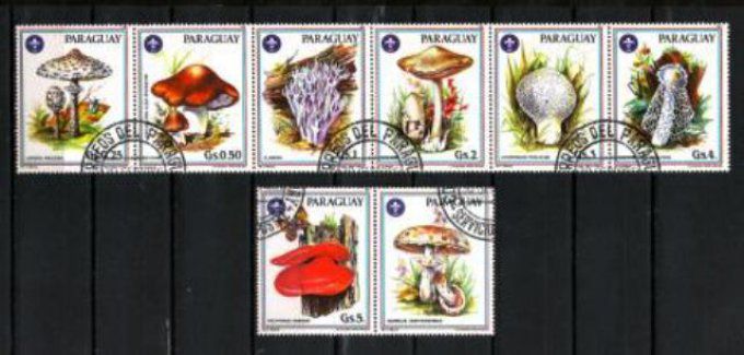 Paraguay 1986 (CP21) série complète de 7 timbres oblitérés