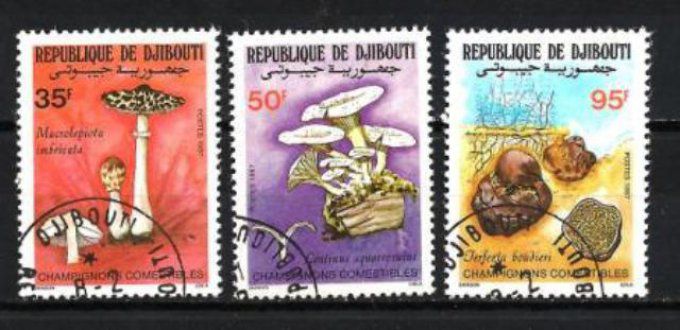 Djibouti 1987 (CP27) série complète de 3 timbres oblitérés