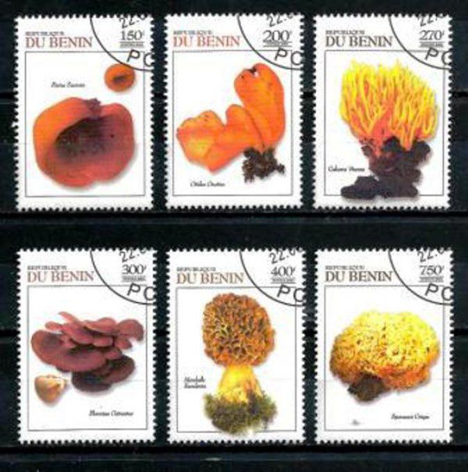 Bénin 1994 (CP6) série complète de 6 timbres oblitérés