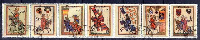 Paraguay 1984 (chev18) série complète de 7 timbres oblitérés