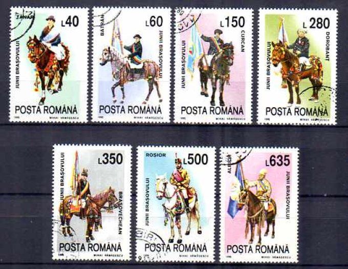 Roumanie 1995 (chev25) série complète de 7 timbres oblitérés