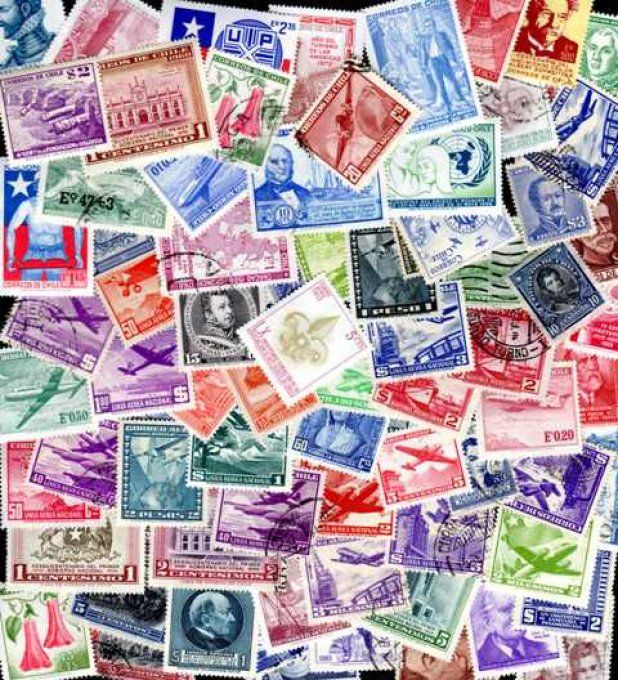 Collections de timbres du Chili