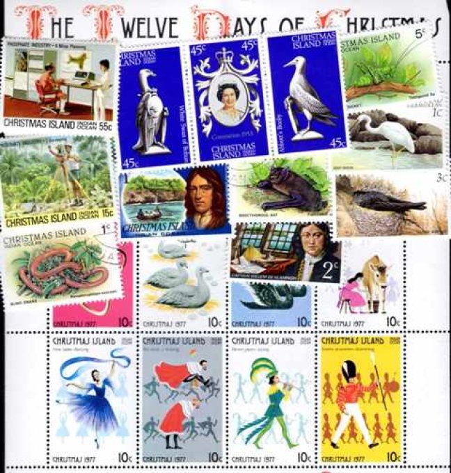 Collections de timbres de Christmas Islands