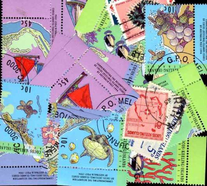 Collections de timbres de Cocos Keeling