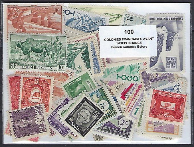 Collections de timbres des Colonies Françaises avant indépendance