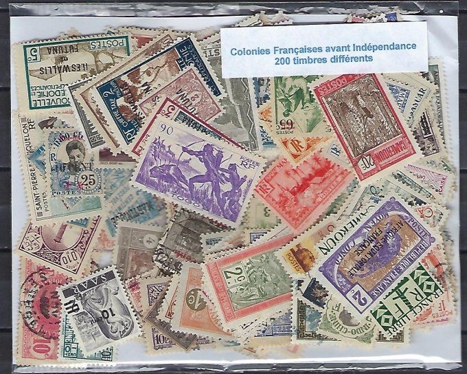 Collections de timbres des Colonies Françaises avant indépendance