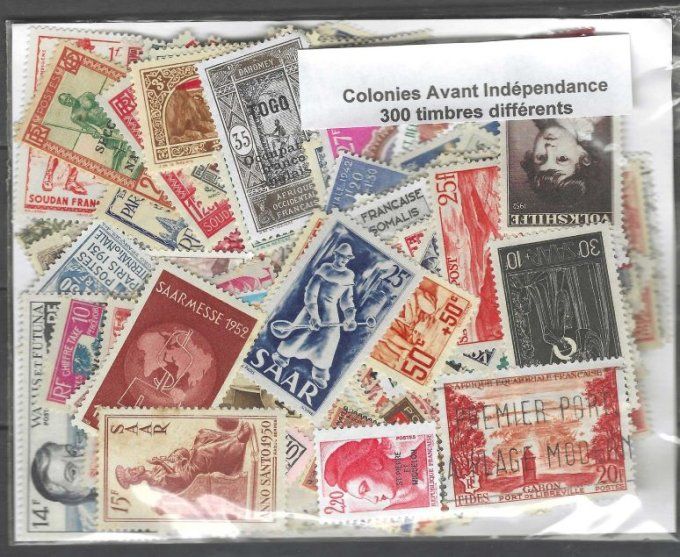 Collections de timbres des Colonies Françaises avant indépendance