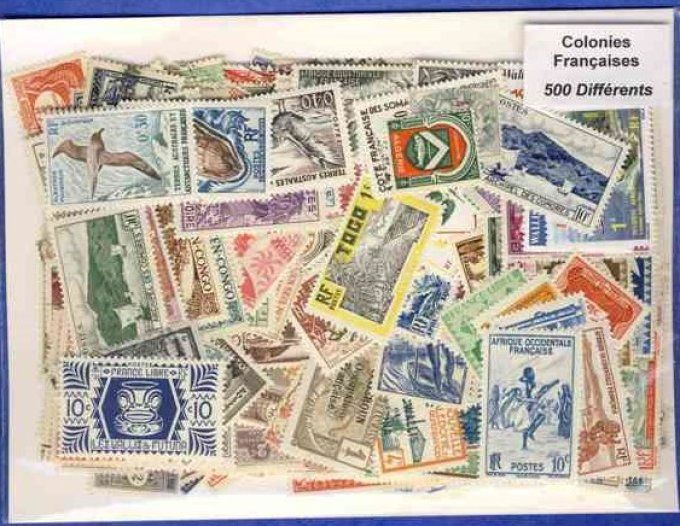 Collections de timbres des Colonies Françaises avant indépendance
